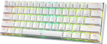 REDRAGON K630 RED SWITCH Dragonborn 60% Wired RGB Gaming Keyboard - White