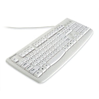Kensington K64406US Washable USB/PS2 Keyboard - USB, PS/2 - 104 Keys