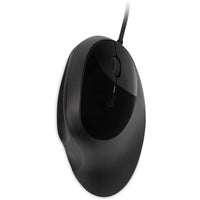 Kensington K75403WW Pro Fit Ergo Wired Mouse - USB - 3200 dpi - 5 Button - Black