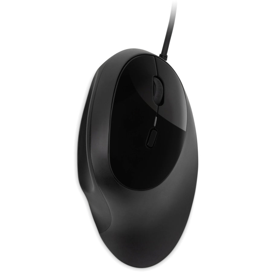 Kensington K75403WW Pro Fit Ergo Wired Mouse - USB - 3200 dpi - 5 Button - Black