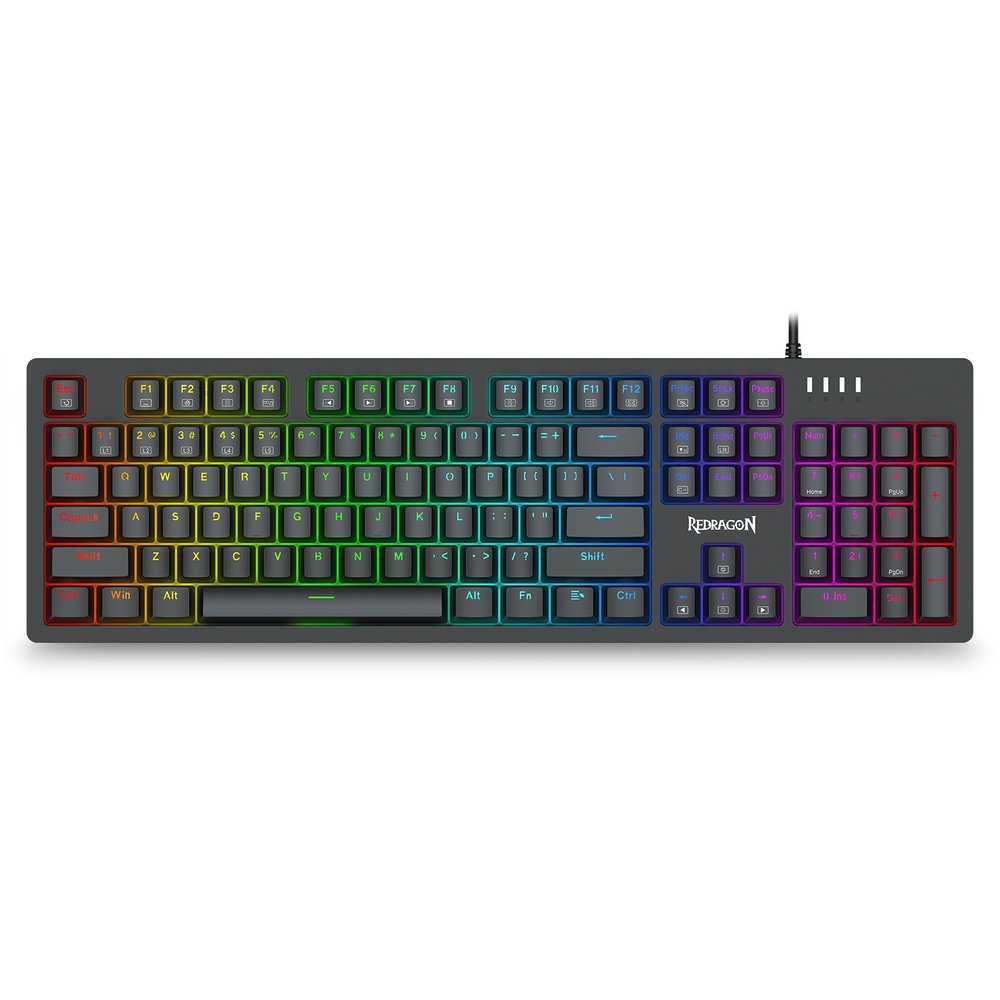 REDRAGON K679 RGB Gaming Keyboard, 104 Keys wired Mechanical - d Absorbing Foams