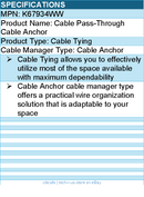 Kensington K67934WW Cable Pass-Through Cable Anchor - Cable Anchor