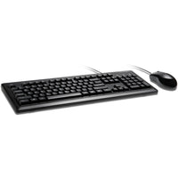 Kensington K72436AM Keyboard and Mouse - USB Cable Keyboard - 104 Key - Black