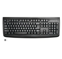 Kensington K72450USA Pro Fit Wireless Keyboard - Wireless Connectivity - Black