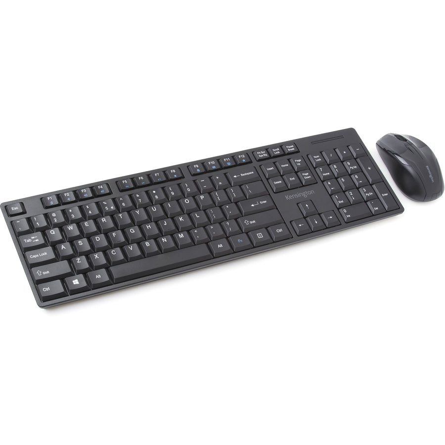 Kensington K75230US Pro Fit Low-Profile Wireless Desktop Set Keyboard + Mice