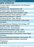 Kensington K75231US Keyboard & Mouse - USB - Wireless - Black