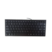 iMicro KB-IM8233 Small Keyboard - USB Wired - 83 Keys Membrane - Black