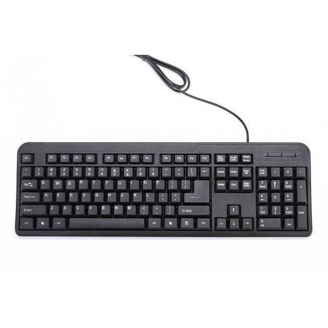 iMicro KB-US0803 keyboard - English - Keys Qty: 104 - Wired - Black - Retail