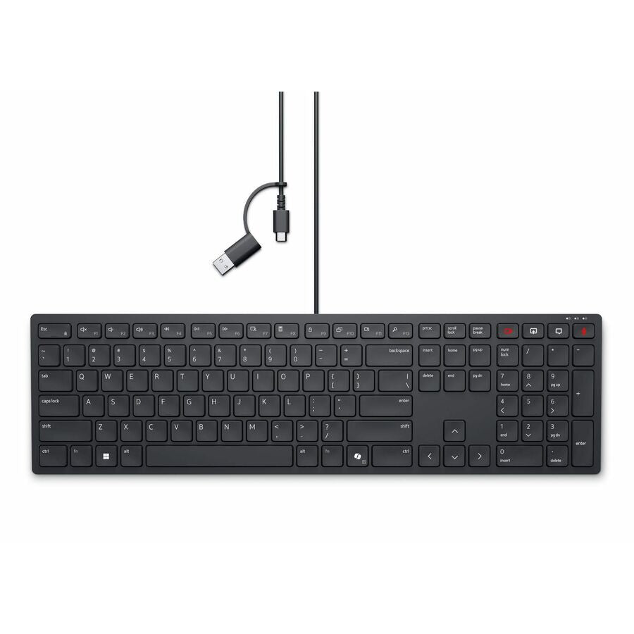 Dell KB525C-US-DAO Wired Collaboration Keyboard - KB525C - Black