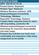 Dell KB740-GY-R-US Keyboard - Wireless Connectivity - USB - Scissors Keyswitch