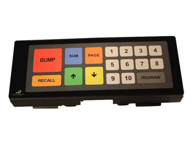 Logic Controls KB9000-USB KB900 Touch Bumpbar, USB Cable - Black