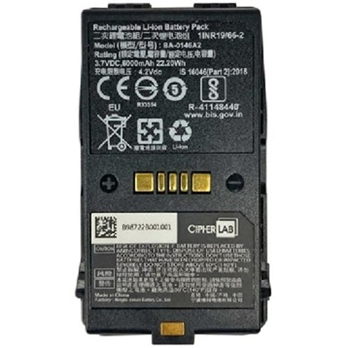 CipherLab KBCENT6X00502 RK95 High Capacity 6000 mAh Battery