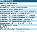 Kioxia KCD8XPUG12T8 SSD - 12.8T 2.5PCIe5 CD8P-V SDF7481GEB 3 DWPD SIE Bare
