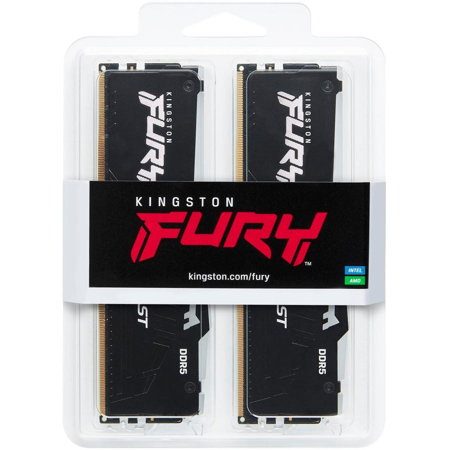 Kingston KF556C40BBAK2-16 FURY Beast 16GB (2 x 8GB) DDR5 SDRAM Memory Module