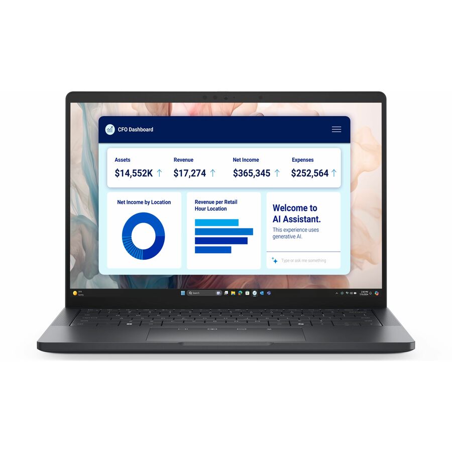 Dell KJ1H0 Pro 13 Premium 13.3" Touchscreen Copilot+ PC Notebook - Magnetite