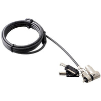 Codi KL2090 Universal 3-in-1 Keyed Cable Lock - Steel, Gray, Black