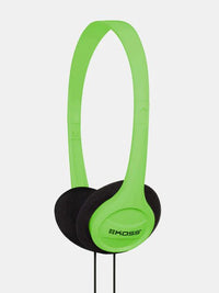 Koss KPH7G On-Ear Headphones - Stereo - Wired - 32 Ohm - Green