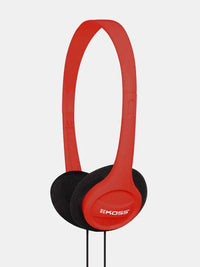 Koss KPH7R On-Ear Headphones - Stereo - Wired - 32 Ohm - Lightweight -Red