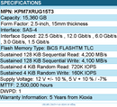 Kioxia KPM7XRUG15T3 SSD - 15.36TB 2.5 SAS PM7-R SDFU081GFB SIE 1 DWPD Bare