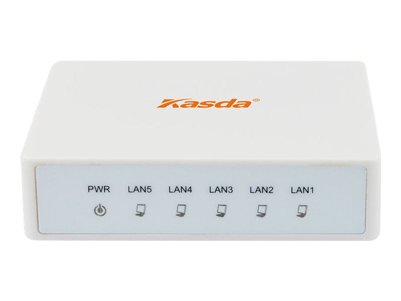 Kasda KS105 - Switch - unmanaged - 5 x 10/100 - desktop, wall-mountable