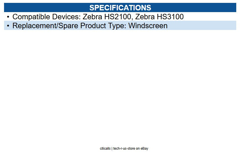 Zebra KT-HSX100-MWS1-50 HSX100 HEADSET MIC WINDSOCKS 50 PACK