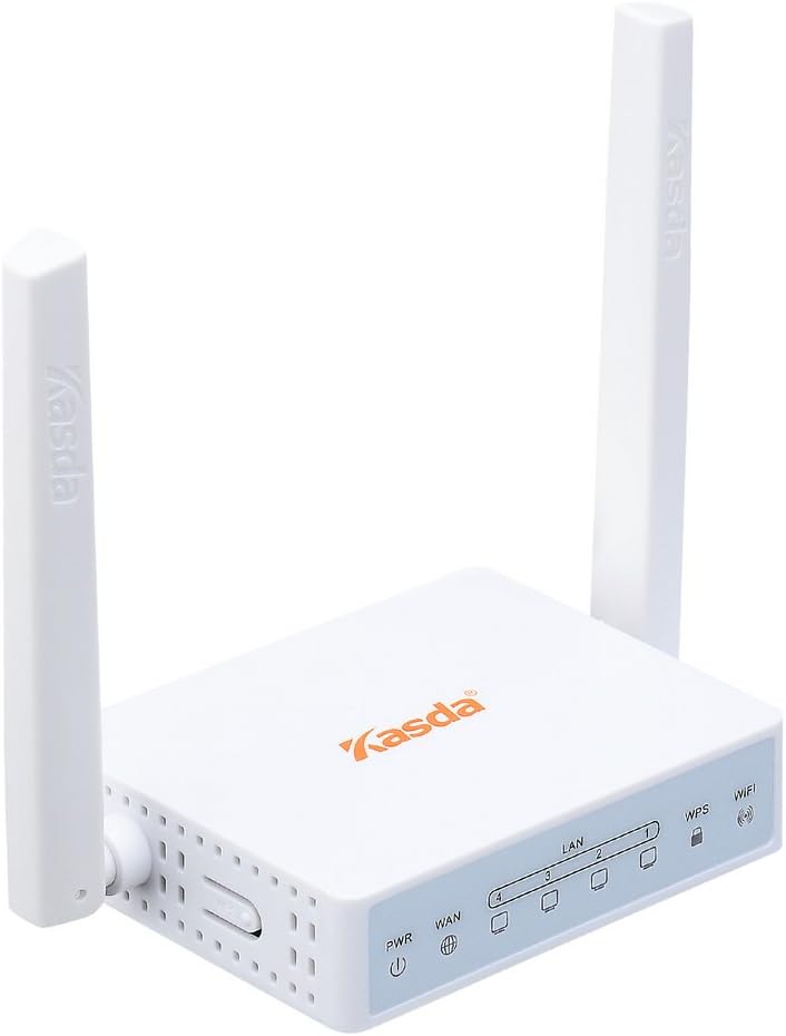 Kasda KW5515 - Wireless router - 4-port switch - 802.11b/g/n - 2.4 GHz