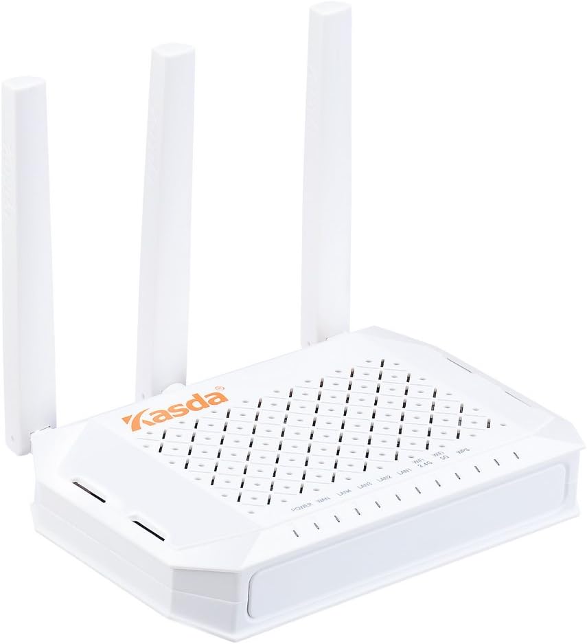 Kasda KW6512 - Wireless router - 4-port switch - Wi-Fi 5 - Dual Band - 750 Mbps
