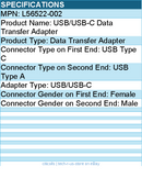 HPI L56522-002 USB/USB-C Data Transfer Adapter - USB Type C