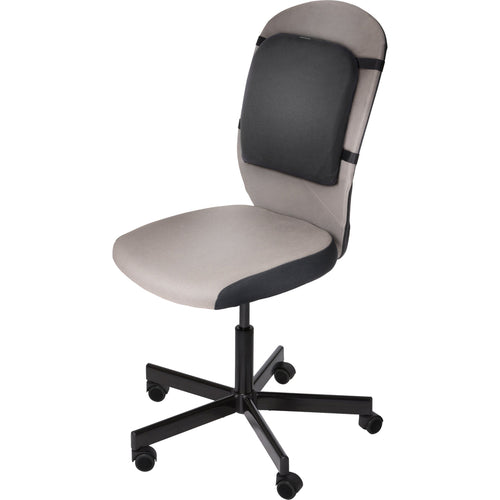 Kensington L82025F Memory Foam Back Rest - Black - 1 Each