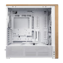 Lian-Li LAN217W Computer Case -mid-tower Steel 4mm TG Wood White Retail