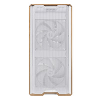 Lian-Li LAN217W Computer Case -mid-tower Steel 4mm TG Wood White Retail