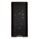Lian-Li LAN217X Computer Case - mid-tower Steel 4mm TG Wood Black Retail