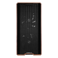 Lian-Li LAN217X Computer Case - mid-tower Steel 4mm TG Wood Black Retail