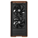Lian-Li LAN217X Computer Case - mid-tower Steel 4mm TG Wood Black Retail