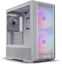 Lian-Li LANCOOL 216RW Middle Tower 4.0mm TG PWM Fans - Computer Case - White