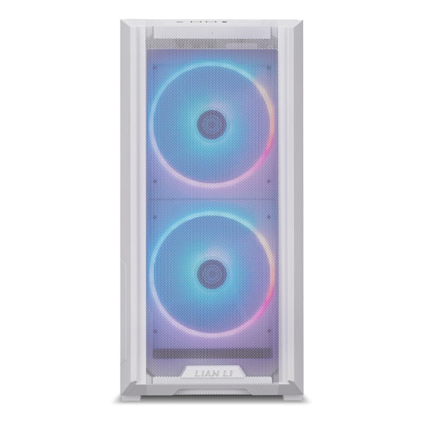 Lian-Li LANCOOL 216RW Middle Tower 4.0mm TG PWM Fans - Computer Case - White