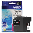 Brother LC20EM  Genuine INKvestment Super High Yield Magenta Ink Cartridge