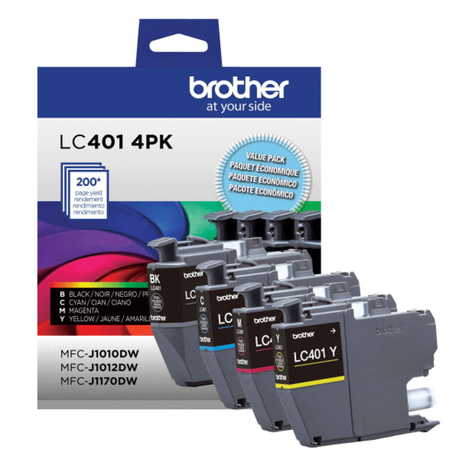 Brother LC4014PKS LC4014 Ink Cartridge - Black/Cyan/Magenta/Yellow