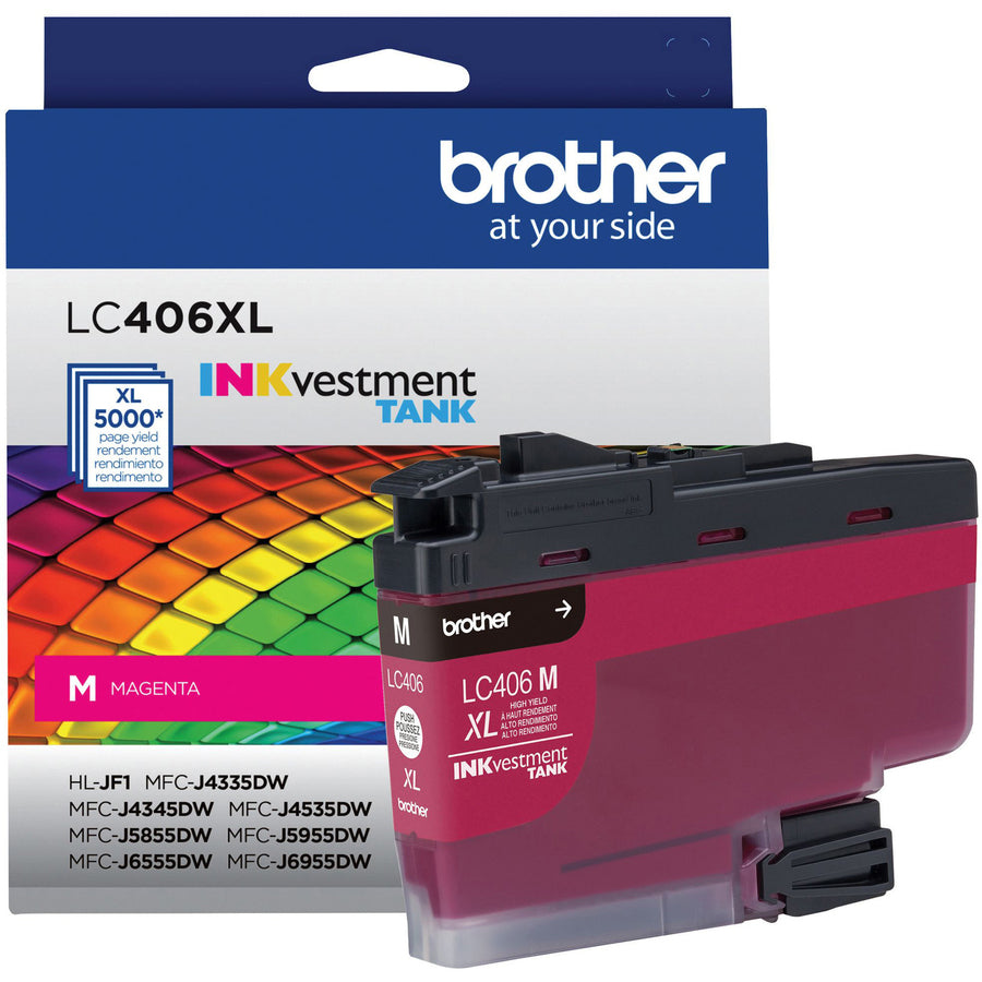 Brother LC406XLMS INKvestment LC406XLM Original High Yield Inkjet Ink Cartridge