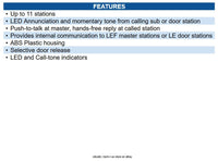 Aiphone LEF-10 10-Call Master Station