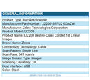 Zebra LI2208-SR7U2100AZW Corded Retail Scanner Imager w 6Ft USB Cable Black
