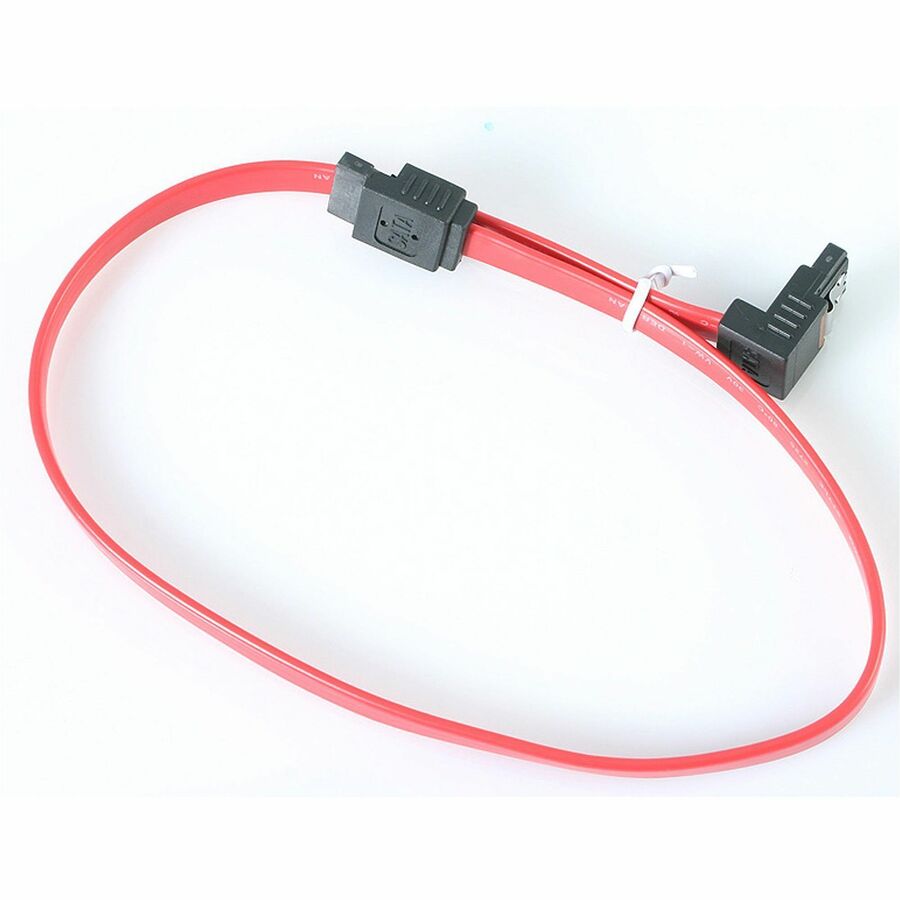 StarTech LSATA18RA1 18inch SATA to Right Angle SATA Cable Retail