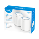 Cudy M1200(2-Pack) AC1200 Wi-Fi Mesh Solution 2-Pack Retail