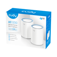 Cudy M1200(2-Pack) AC1200 Wi-Fi Mesh Solution 2-Pack Retail