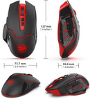 REDRAGON M690-1 MIRAGE2 - Mouse - ergonomic - 6 buttons - wireless - 2.4 GHz