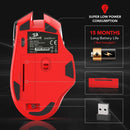 REDRAGON M690-1 MIRAGE2 - Mouse - ergonomic - 6 buttons - wireless - 2.4 GHz