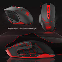 REDRAGON M690-1 MIRAGE2 - Mouse - ergonomic - 6 buttons - wireless - 2.4 GHz