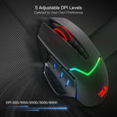 REDRAGON M690 PRO Wireless Gaming Mouse 8000 DPI, Rapid Fire Key 8 Macro Buttons