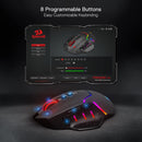 REDRAGON M690 PRO Wireless Gaming Mouse 8000 DPI, Rapid Fire Key 8 Macro Buttons