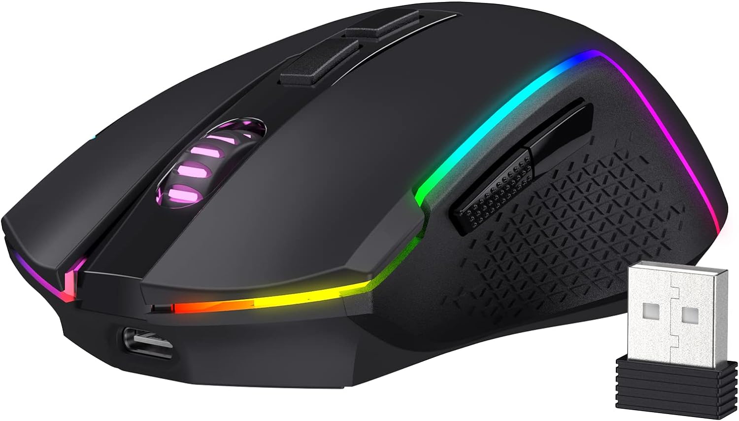 REDRAGON M693 Wireless Bluetooth Gaming Mouse, 8000 DPI, w/ 3-Mode Connection